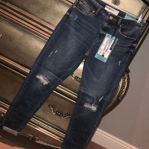 Cropped skinny jeans